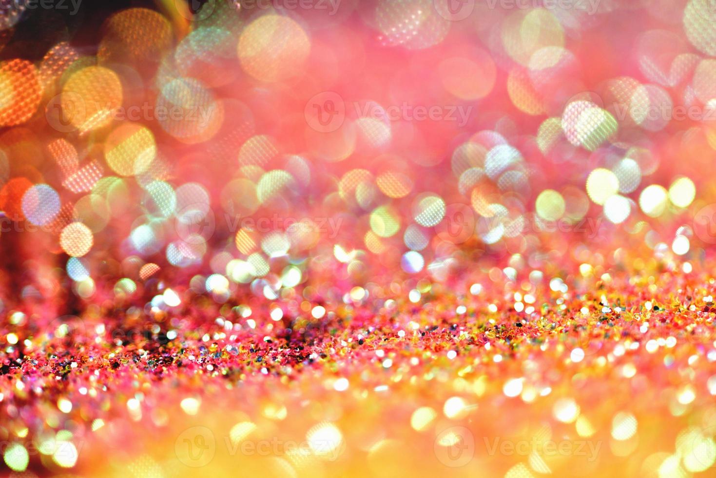 bokeh glitter colorfull fond abstrait flou pour l'anniversaire, l'anniversaire, le mariage, le réveillon du nouvel an ou noël photo