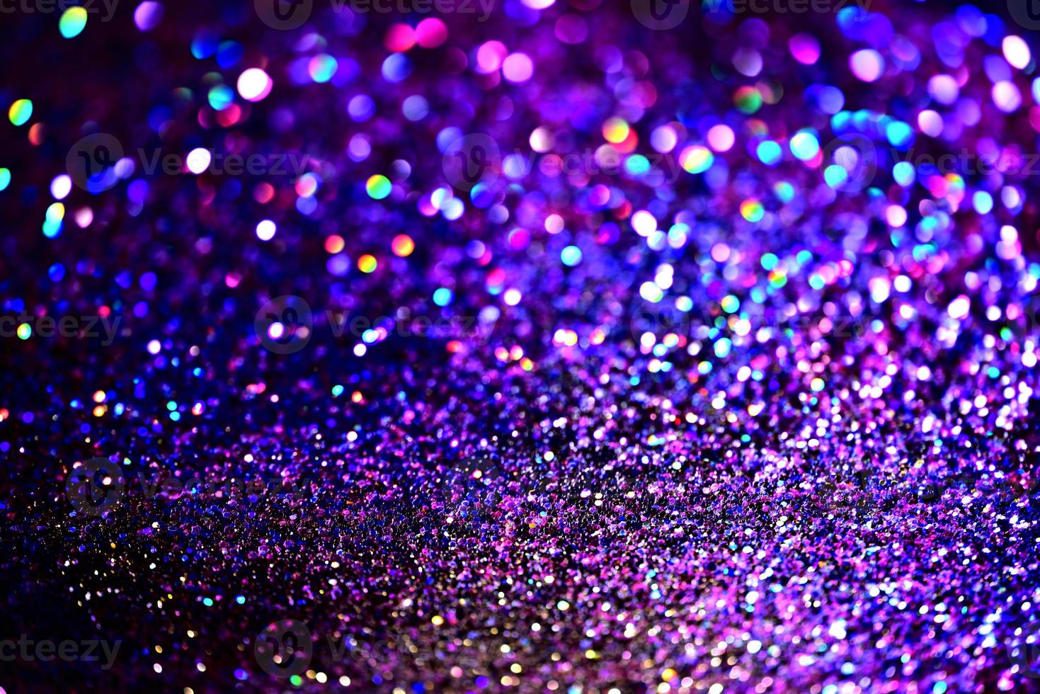 bokeh glitter colorfull fond abstrait flou pour l'anniversaire, l'anniversaire, le mariage, le réveillon du nouvel an ou noël photo