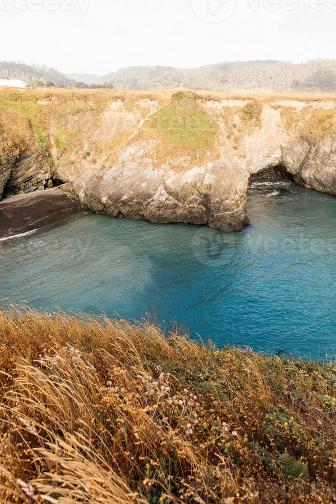 vue sur l'eau bleue photo