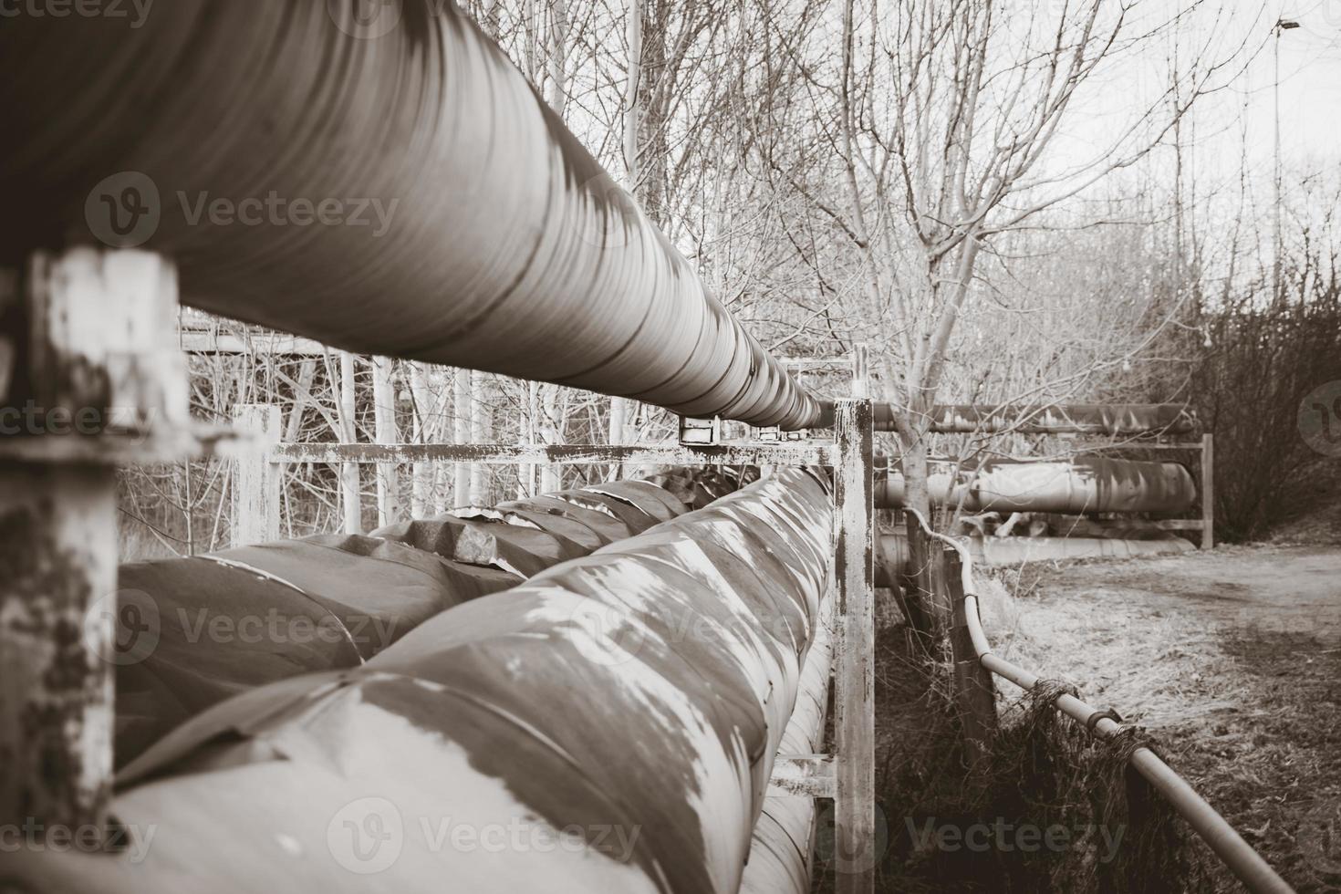 vieux tuyaux de canalisation photo