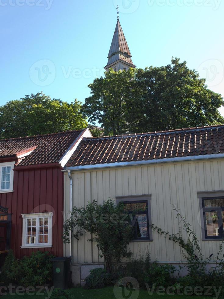 ville de trondheim en norvège photo