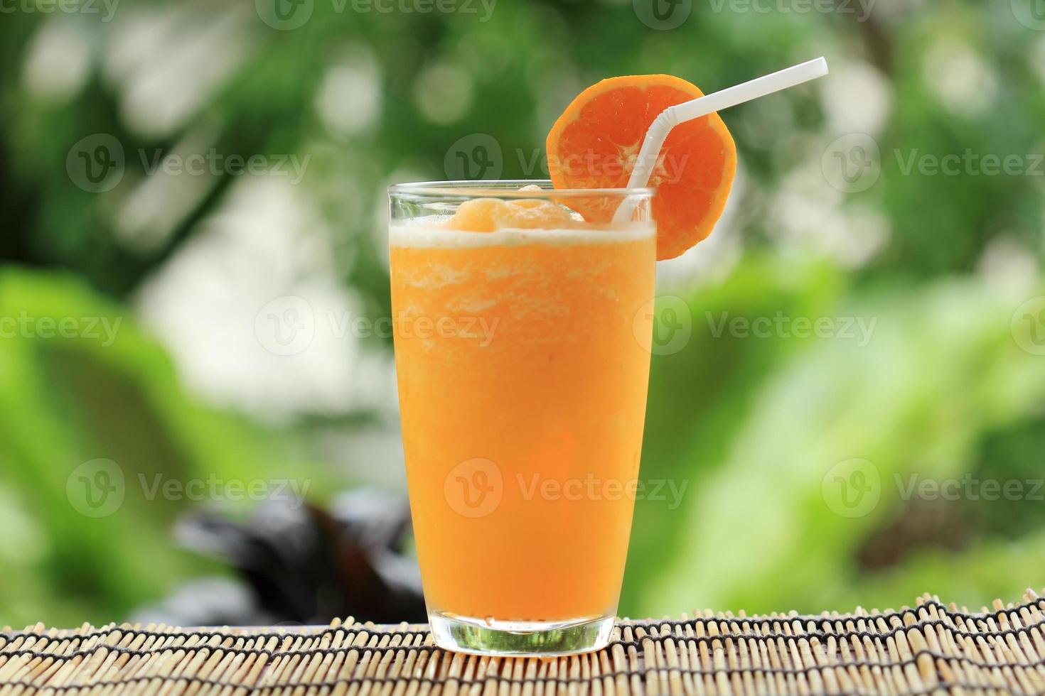 smoothie à l'orange photo