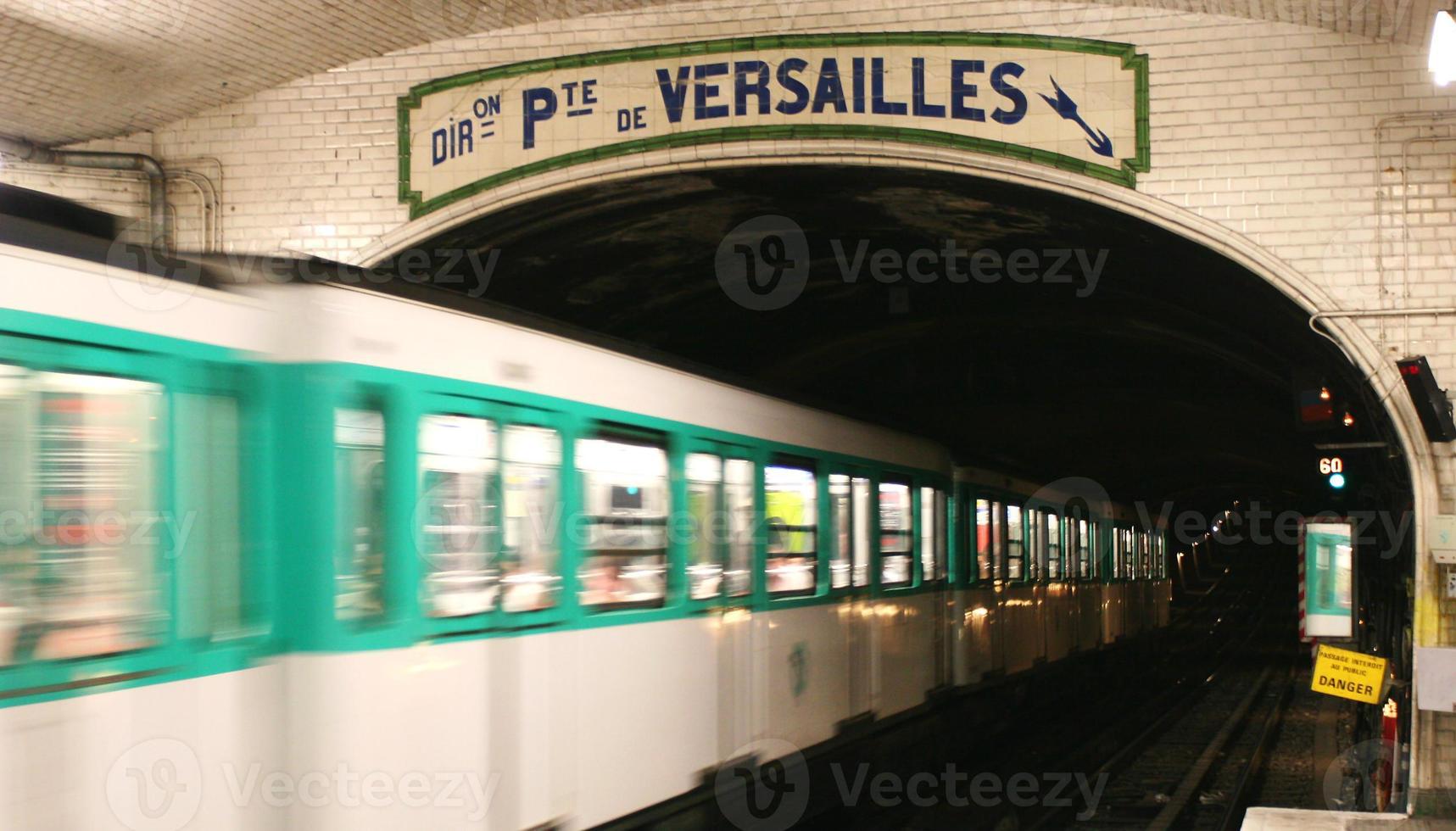 métro parisien photo