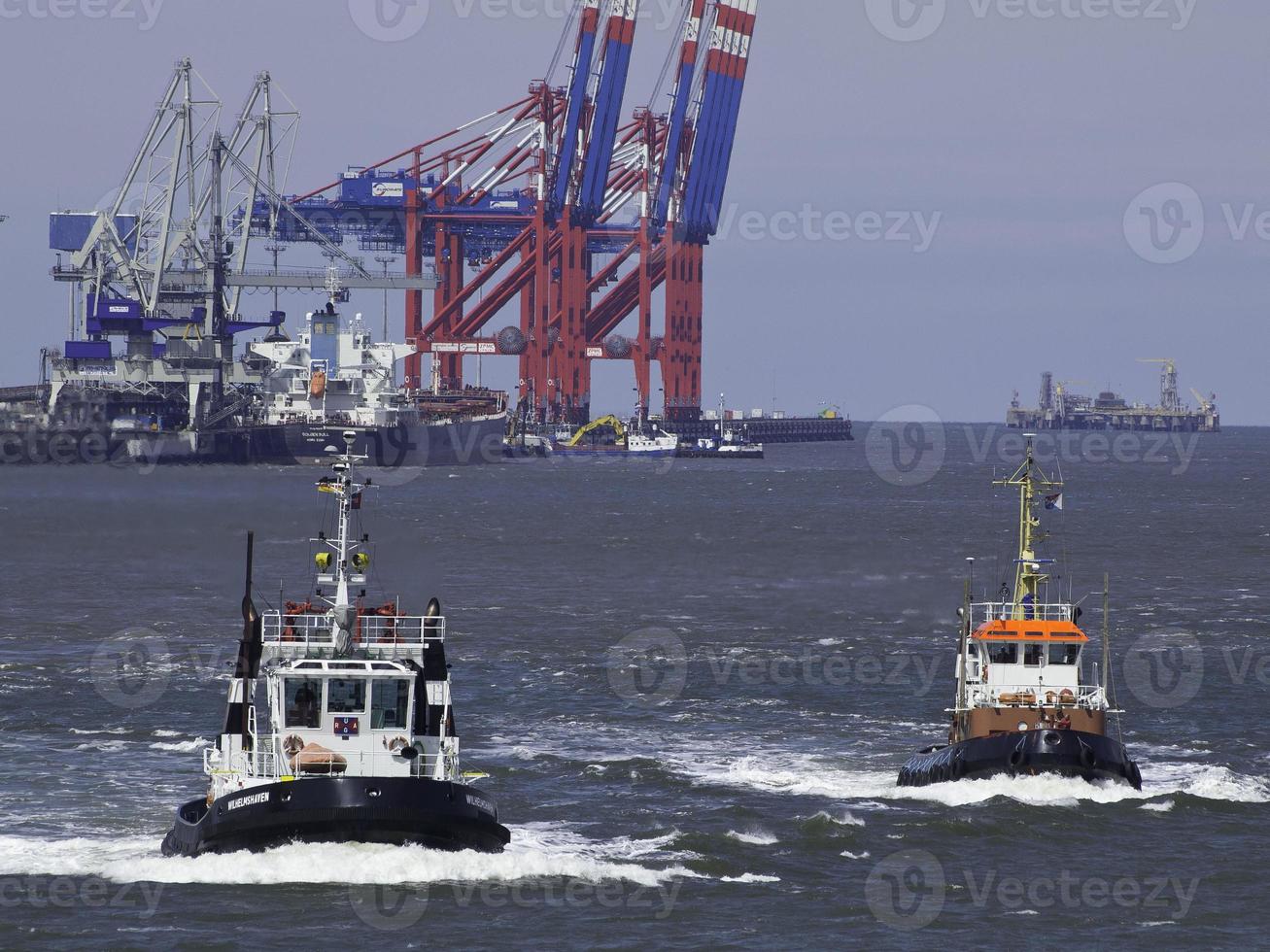 wilhelmshaven à la mer du nord photo