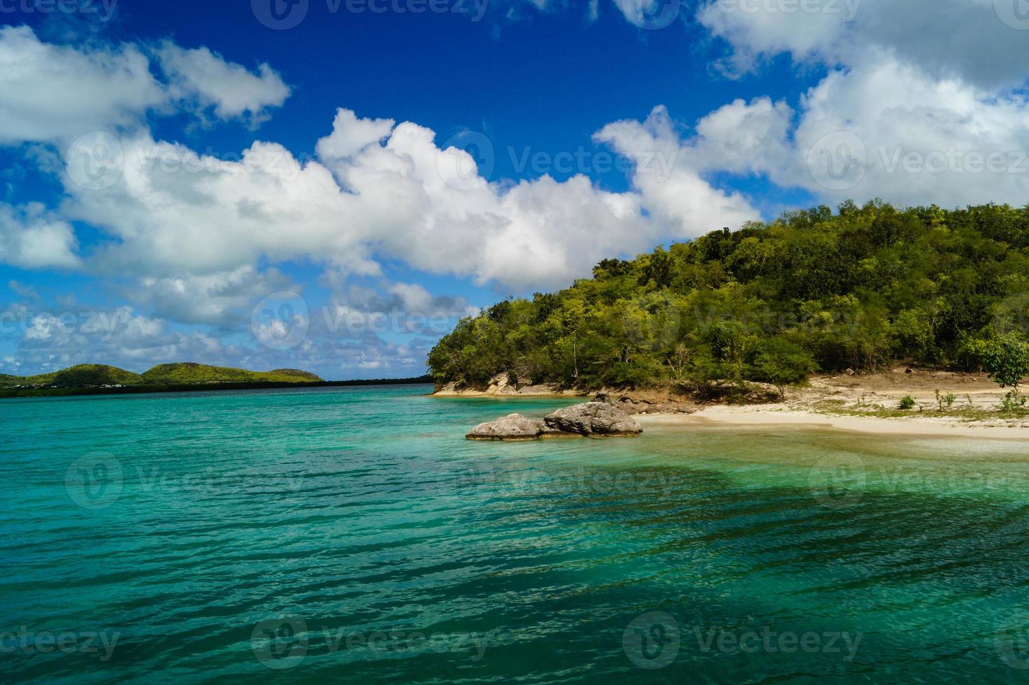 sur la côte d'antigua photo