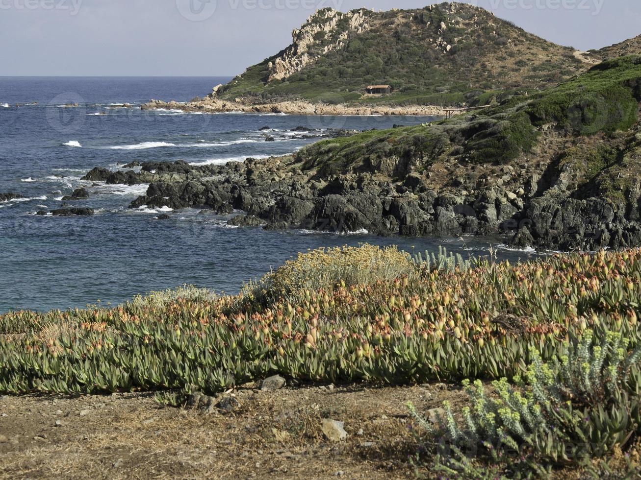 île de corse en mer méditerranée photo