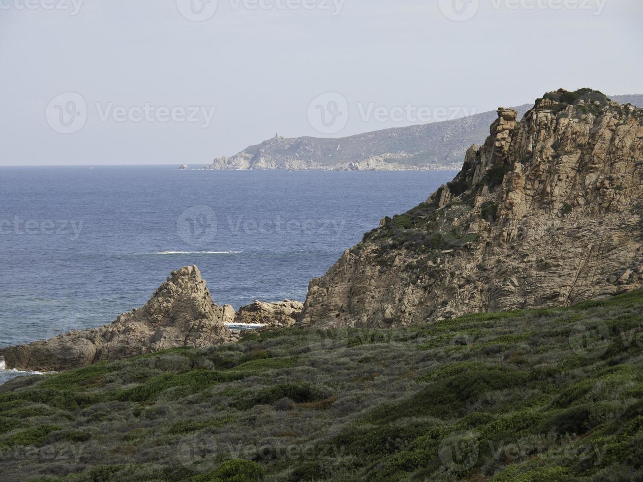 île de corse en mer méditerranée photo