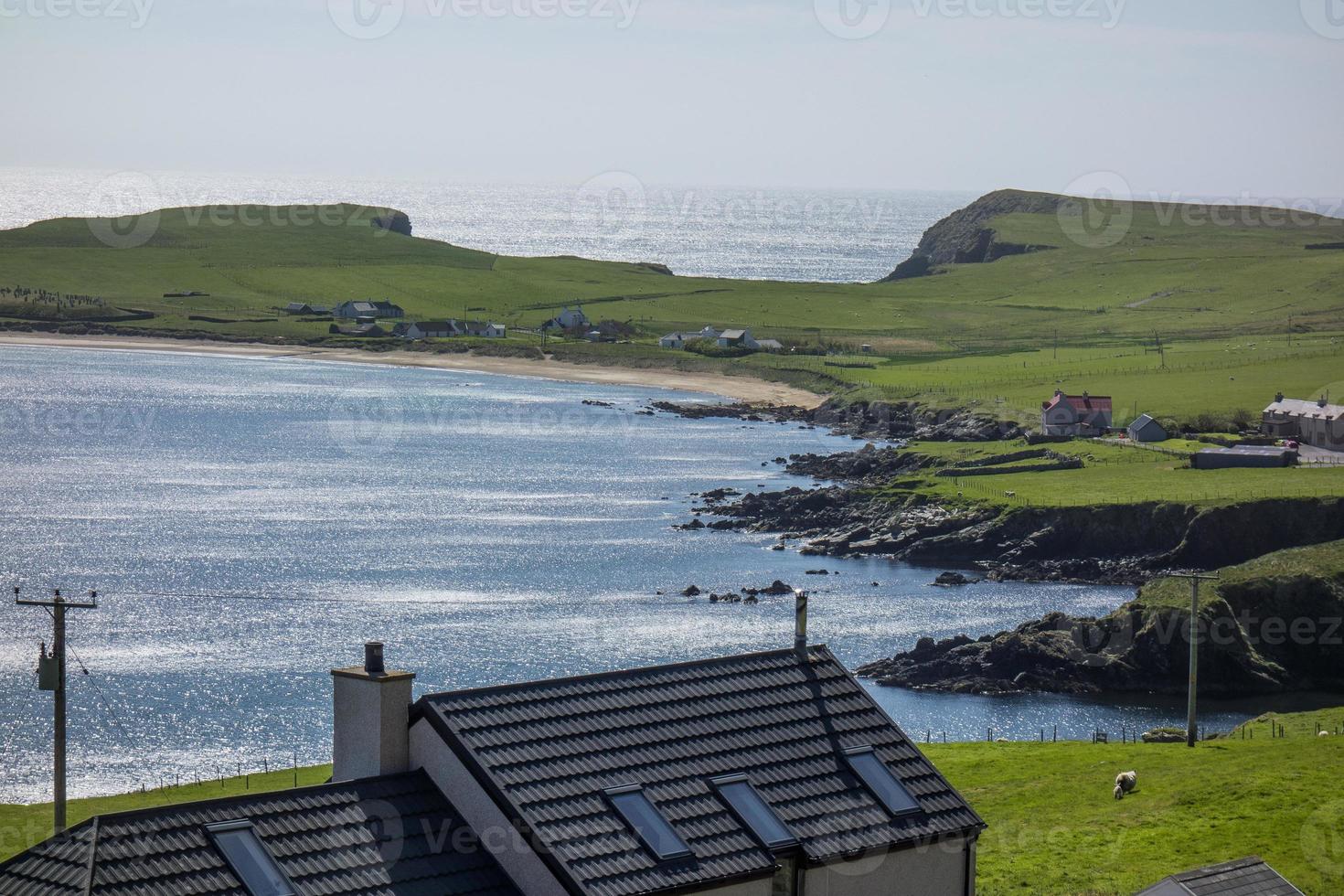 lerwick et les îles shetland photo