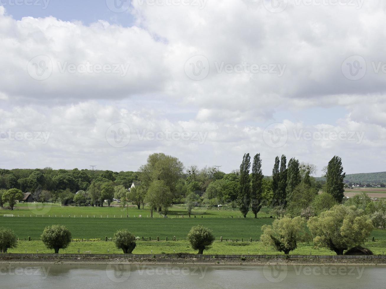 la seine près de rouen en france photo