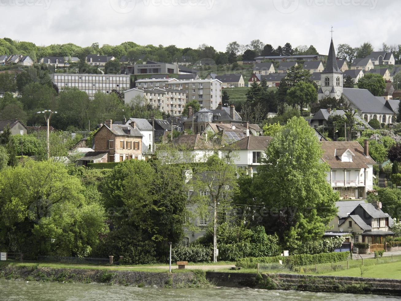 la seine près de rouen en france photo