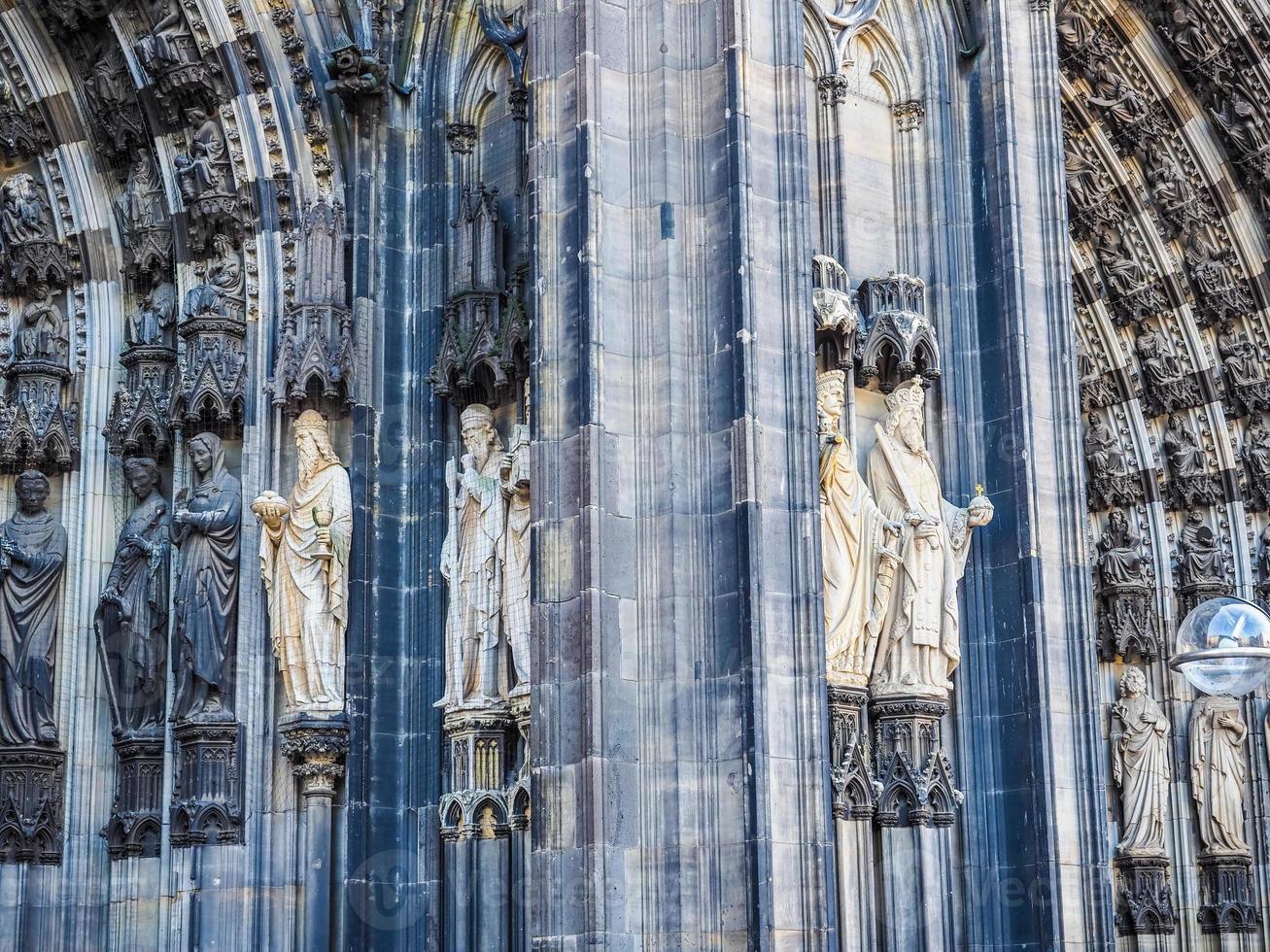 hdr cathédrale saint pierre à koeln photo