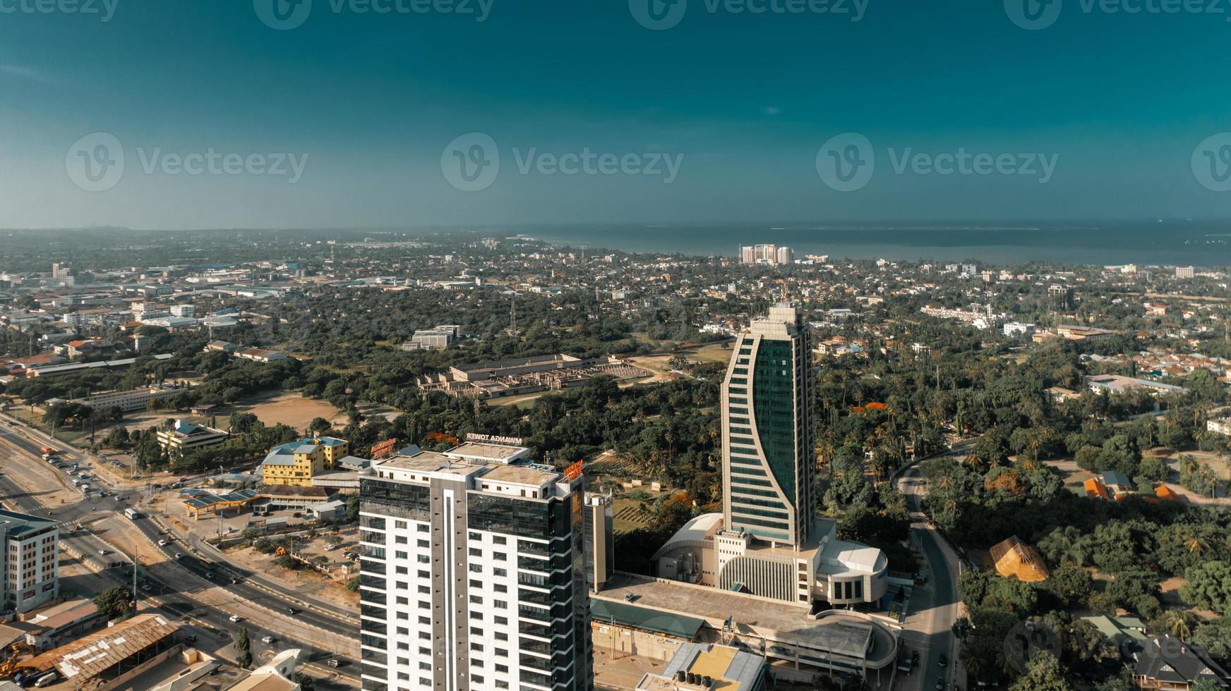 vue aérienne de dar es salaam, tanzanie photo