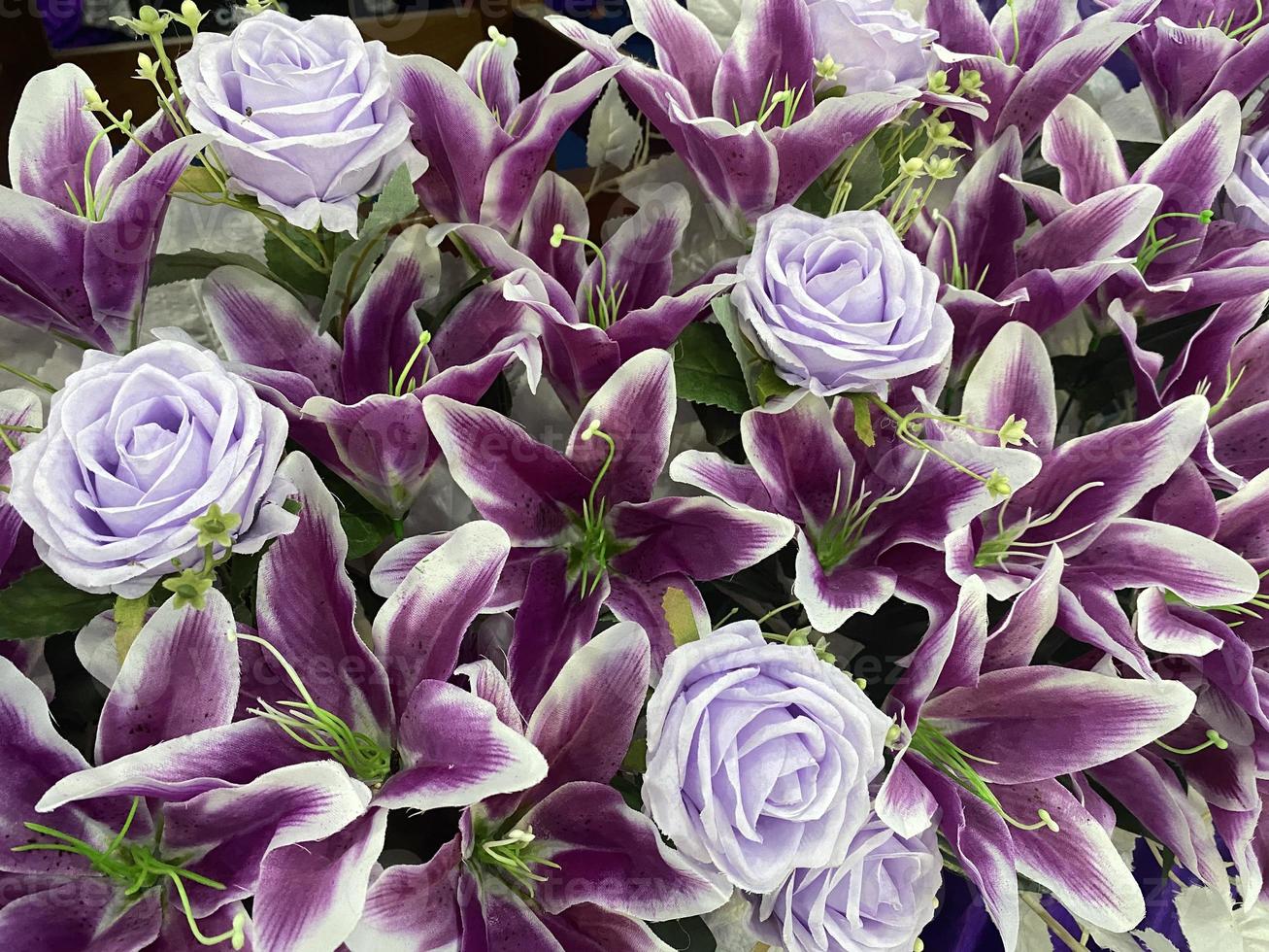 beau forfait de fleurs de mariage élégant dans la ville de jayapura photo