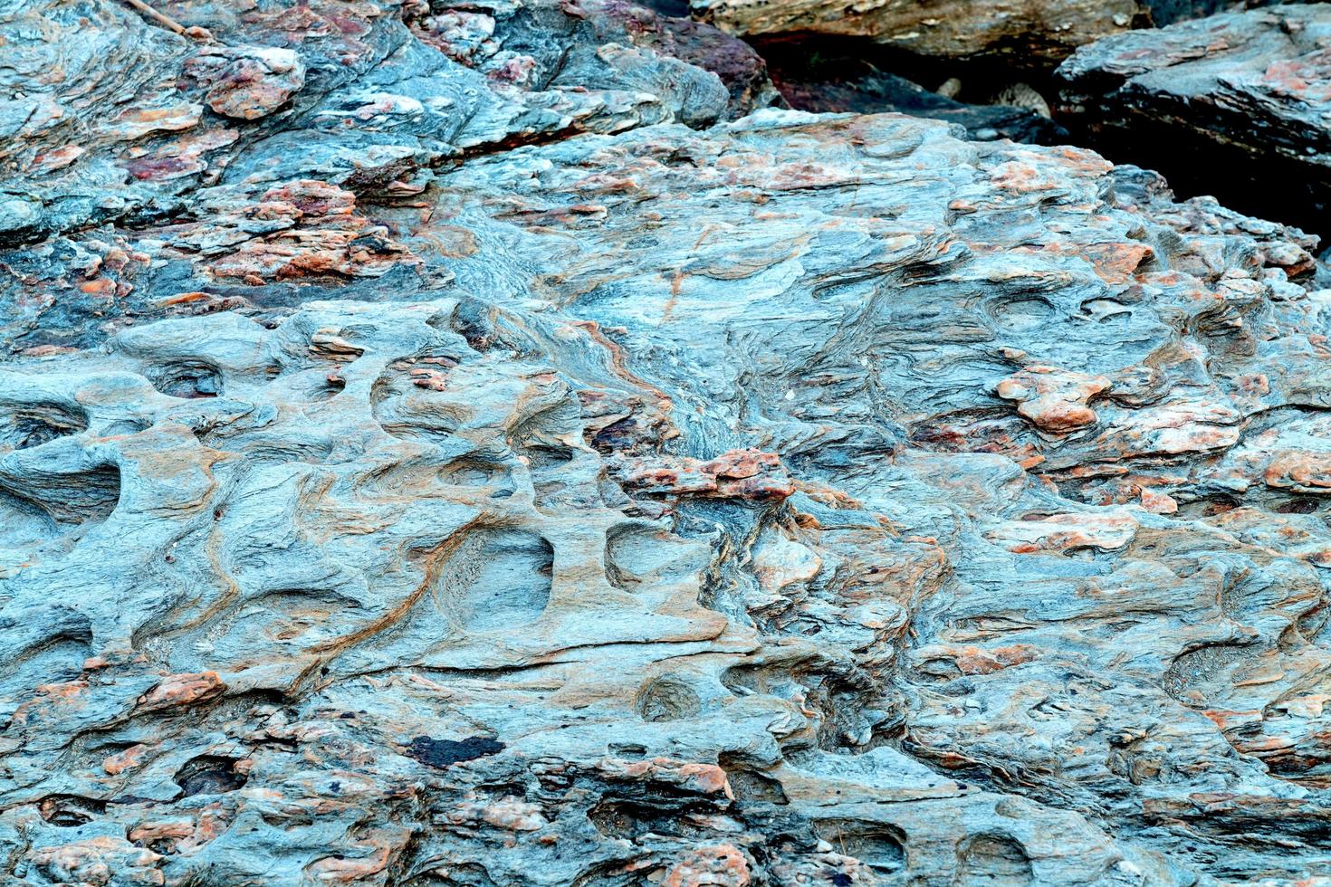 fond de roche ignée colorée gros plan photo