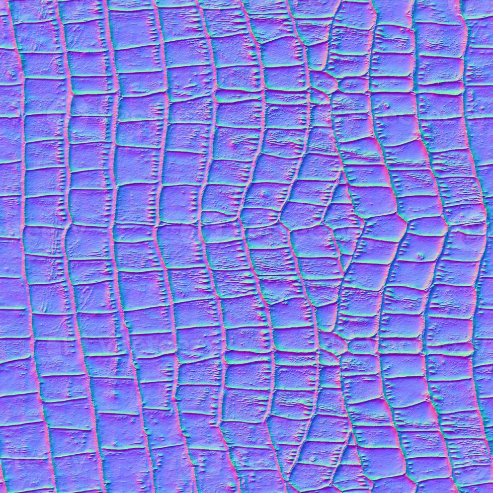 cuir de mappage de texture de carte normale photo