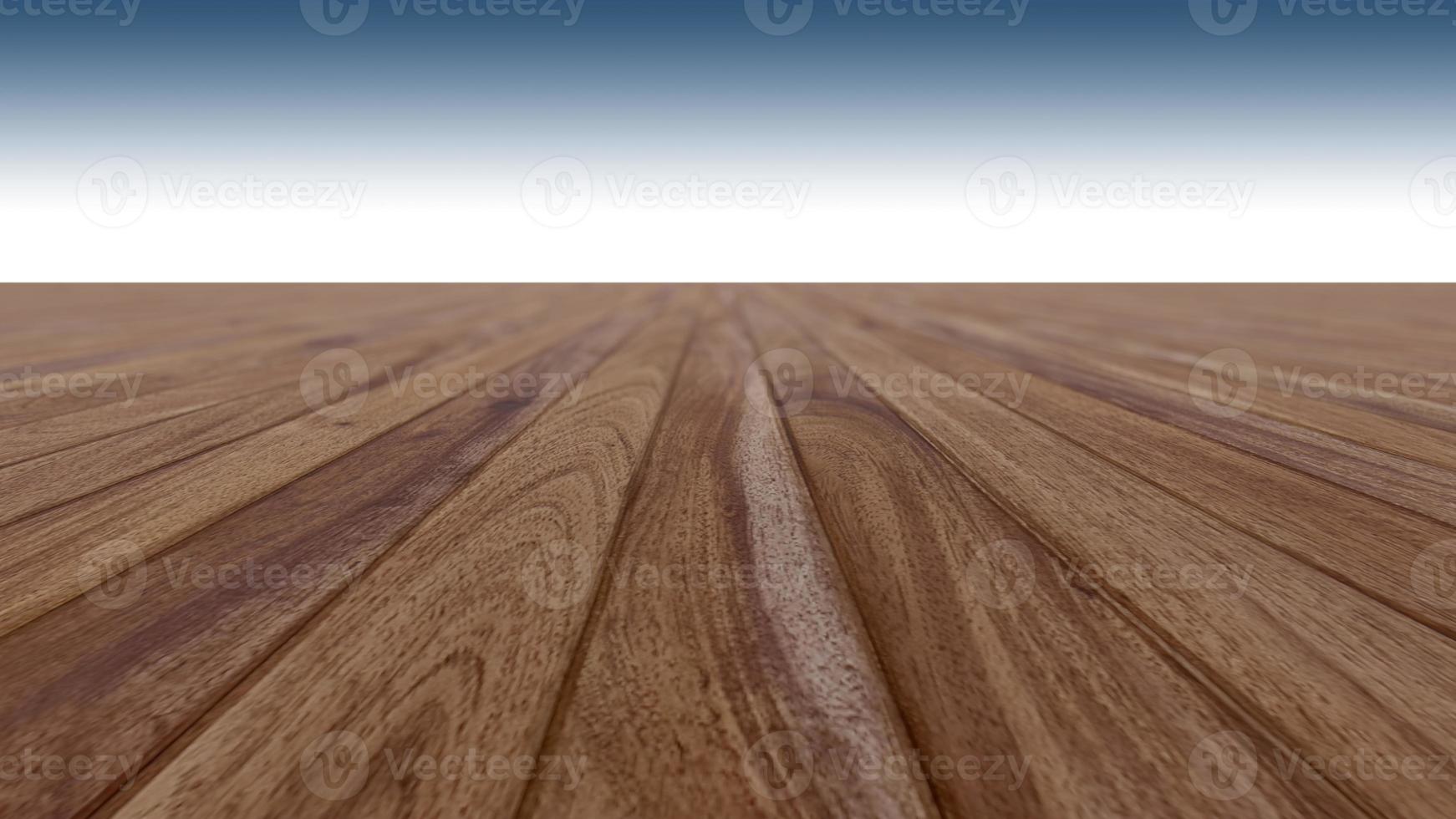 une image de rendu 3d du plancher en bois photo