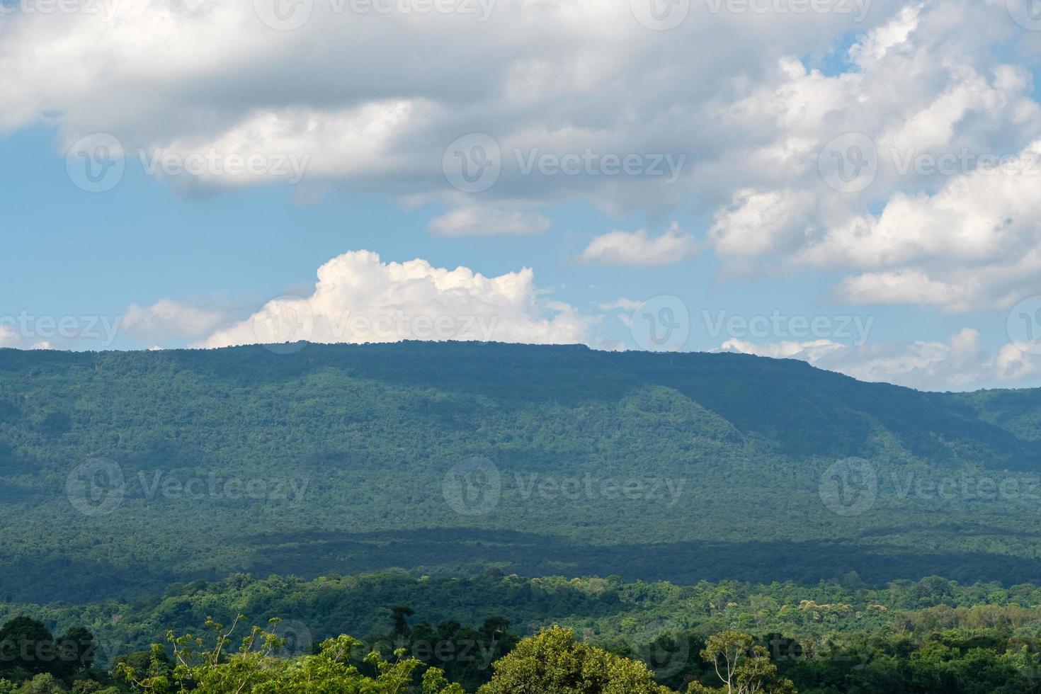 la montagne de grès du parc national. photo