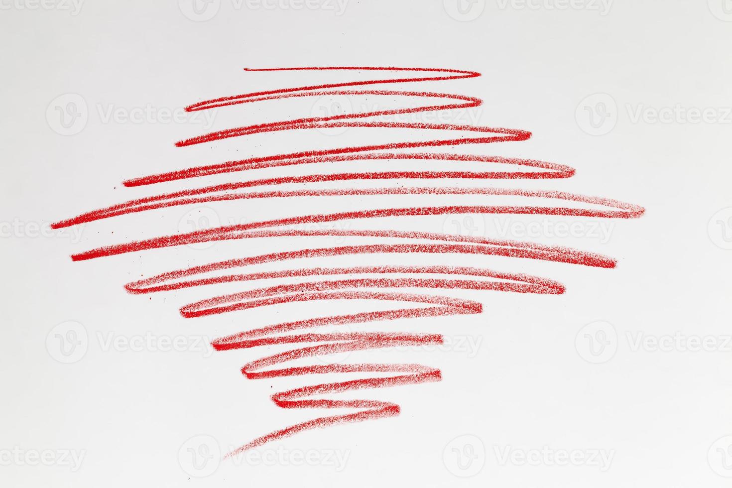 lignes chaotiques au crayon rouge photo