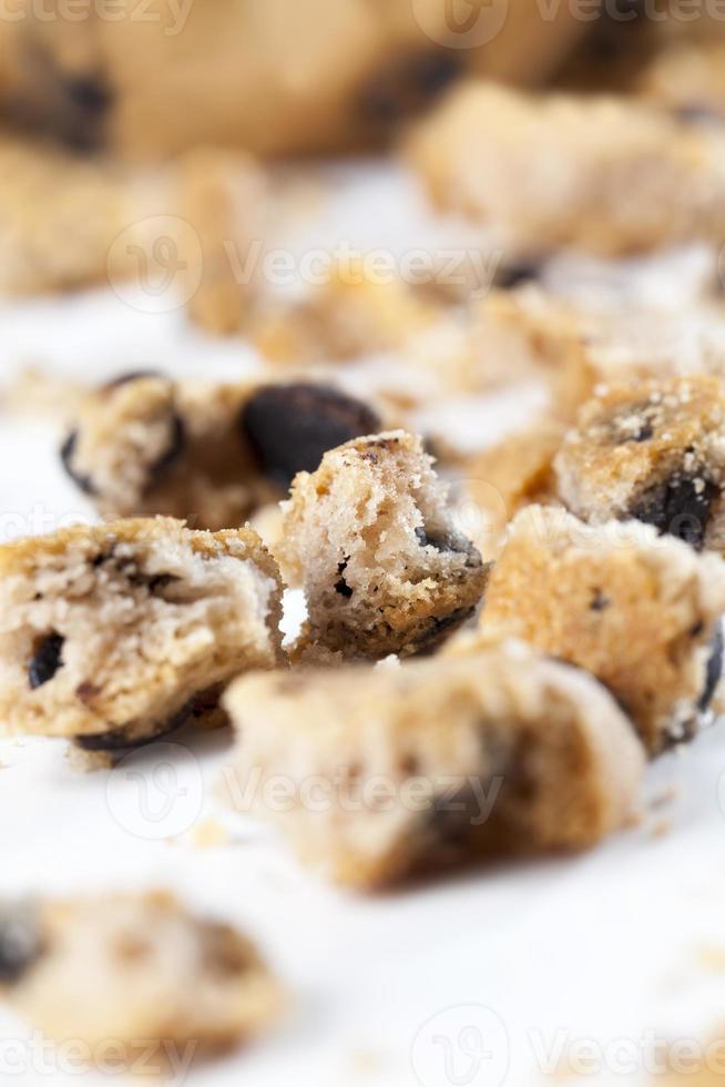 biscuits à l'avoine cassés photo