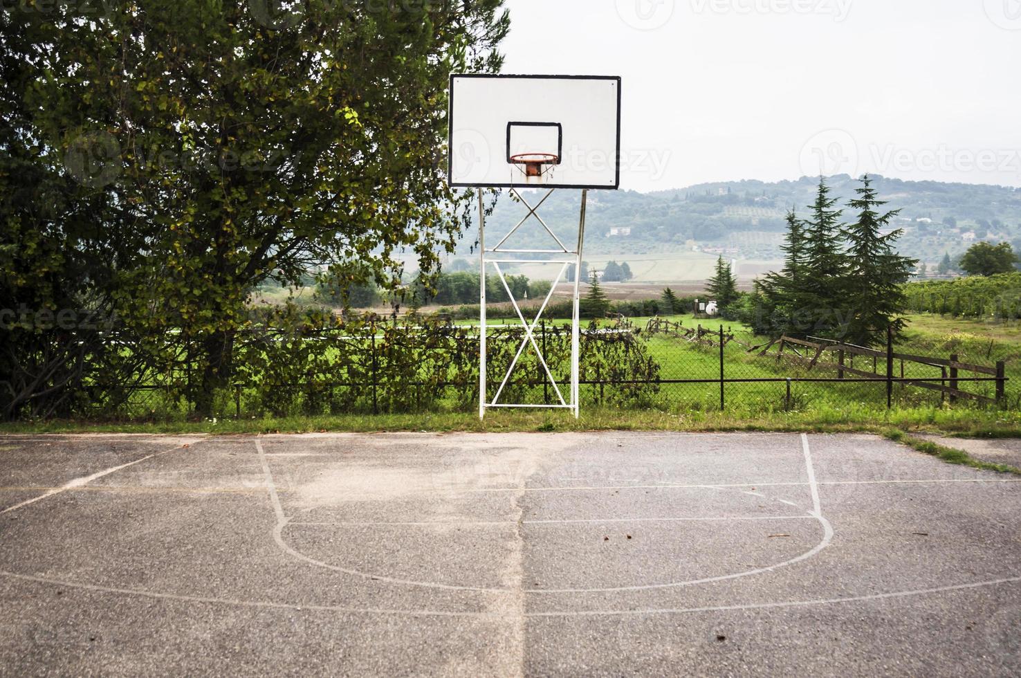 terrain de basketball photo