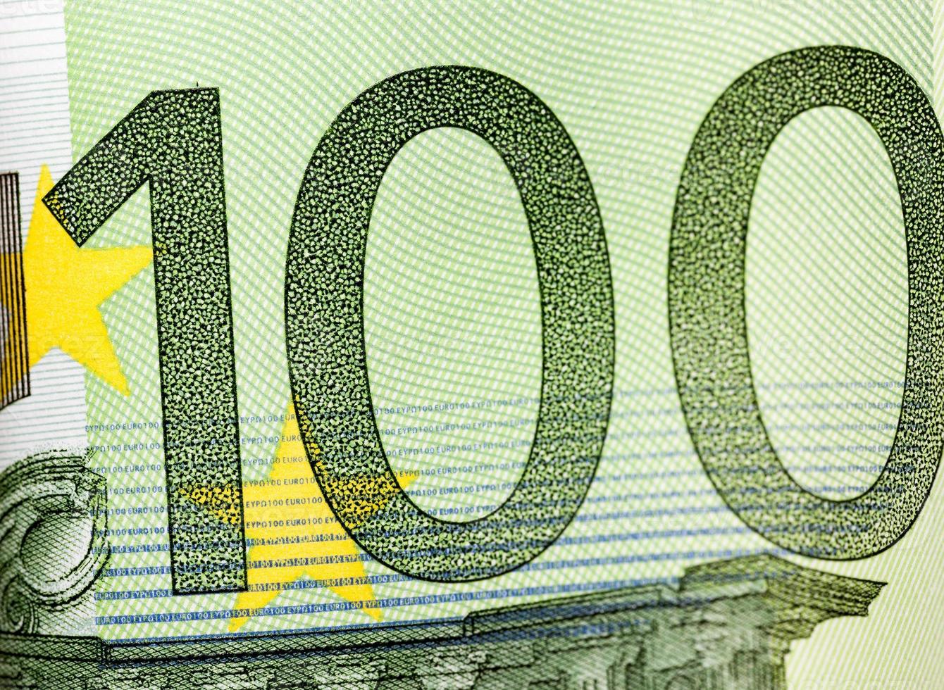 cent euros européen photo