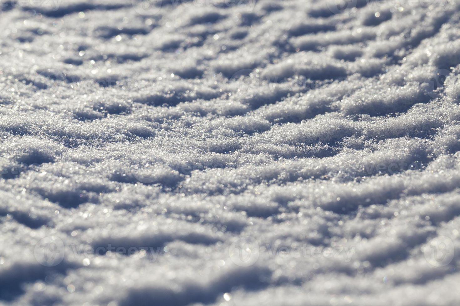 neige après chute de neige photo