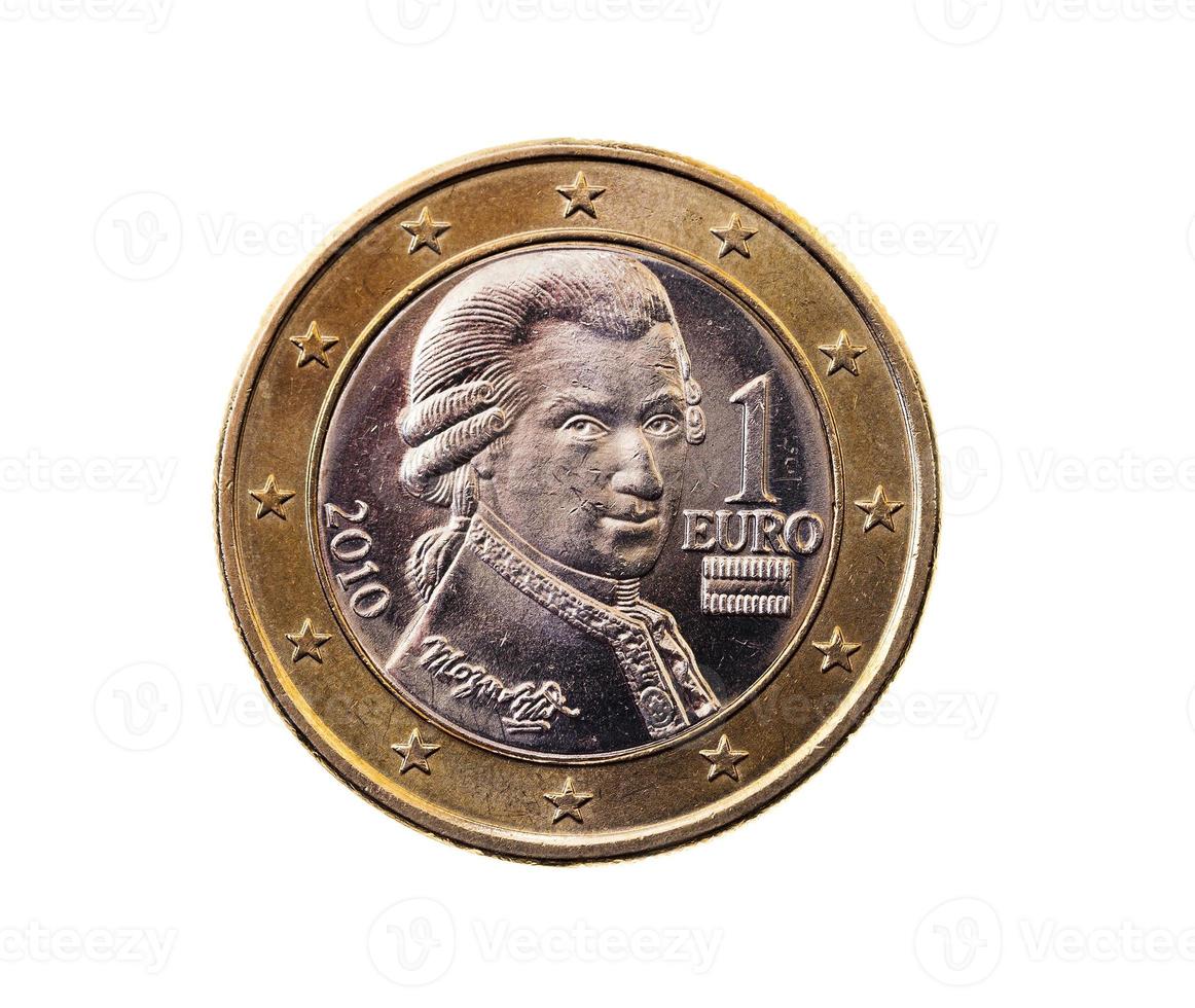 pièce d'un euro photo