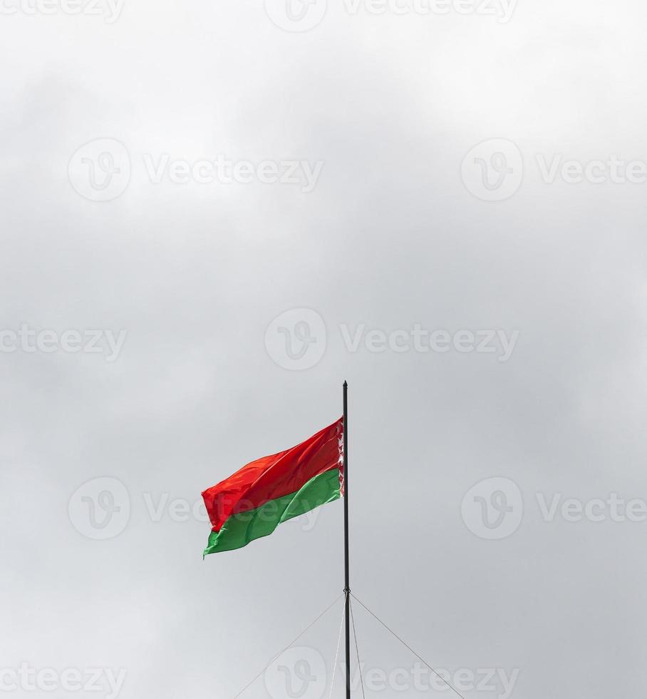 drapeau biélorusse, ciel photo