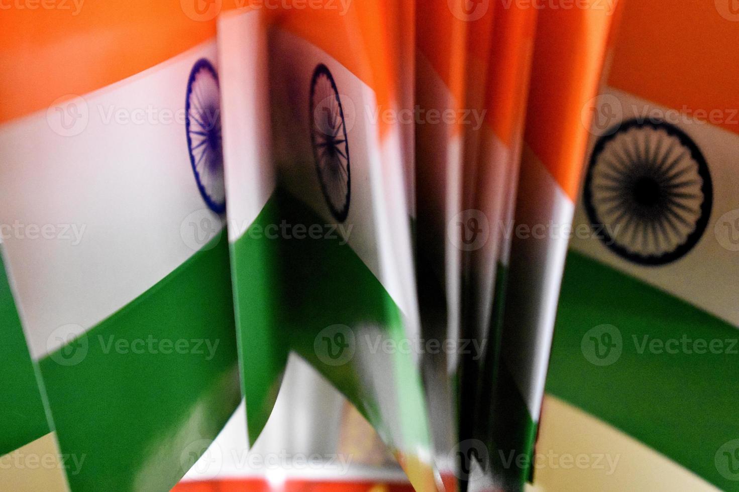 drapeau national de l'inde photo