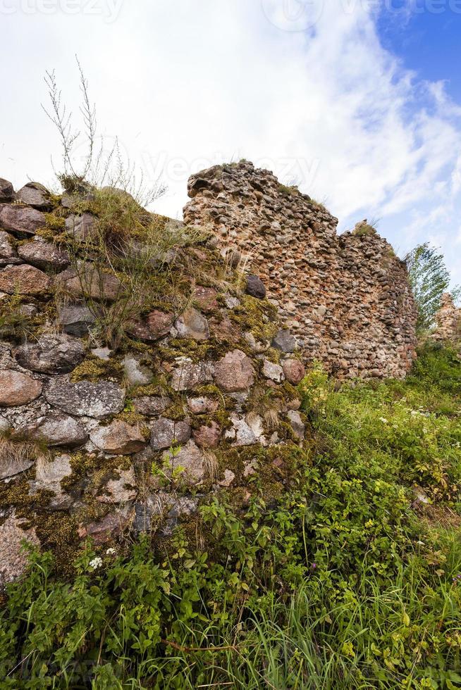 ruines dans le krevo, biélorussie. photo