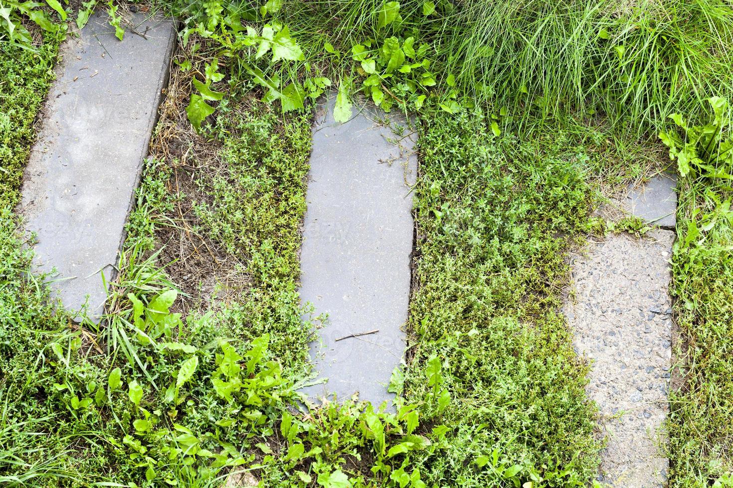 escalier en béton, gros plan photo