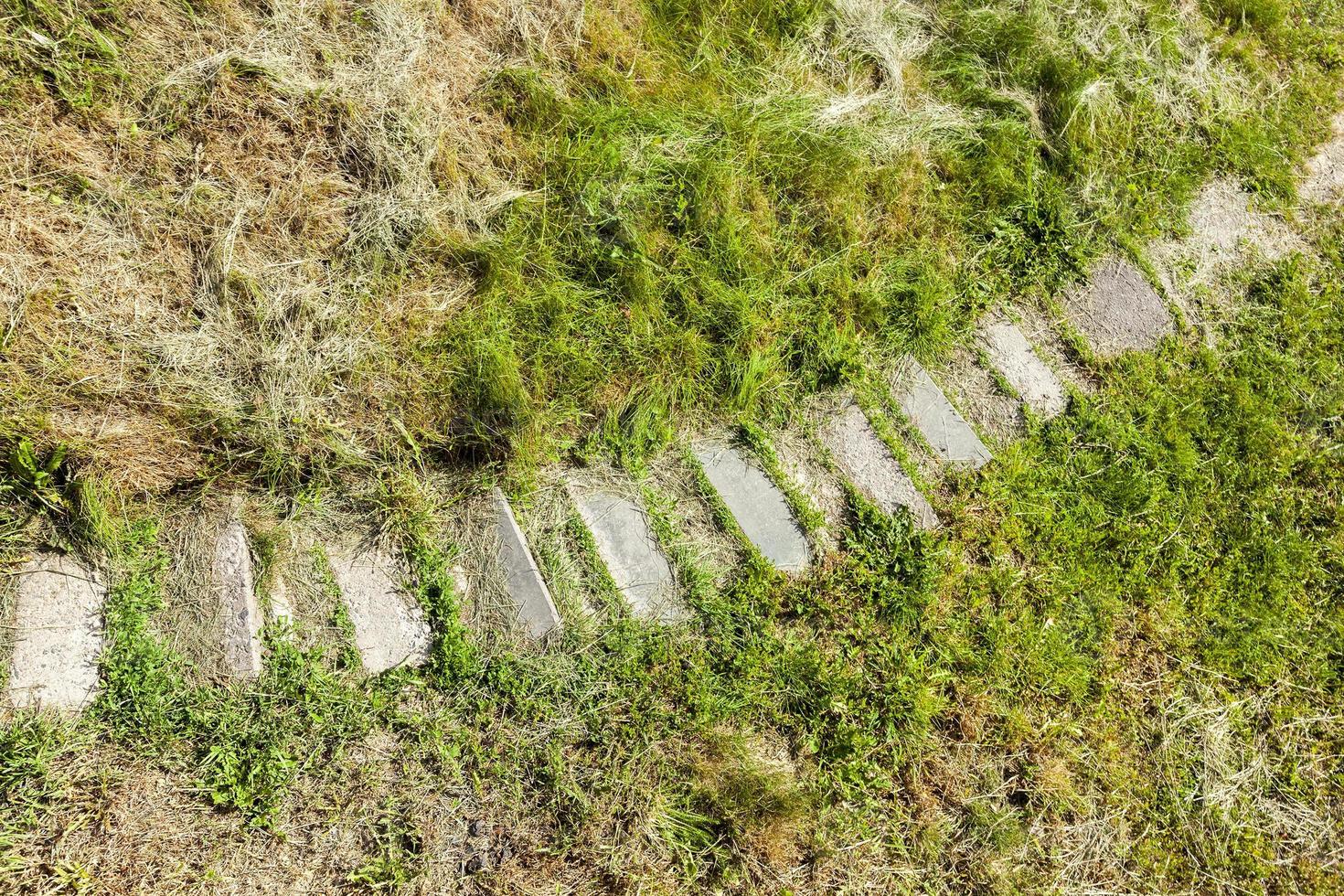 escalier en béton se bouchent photo