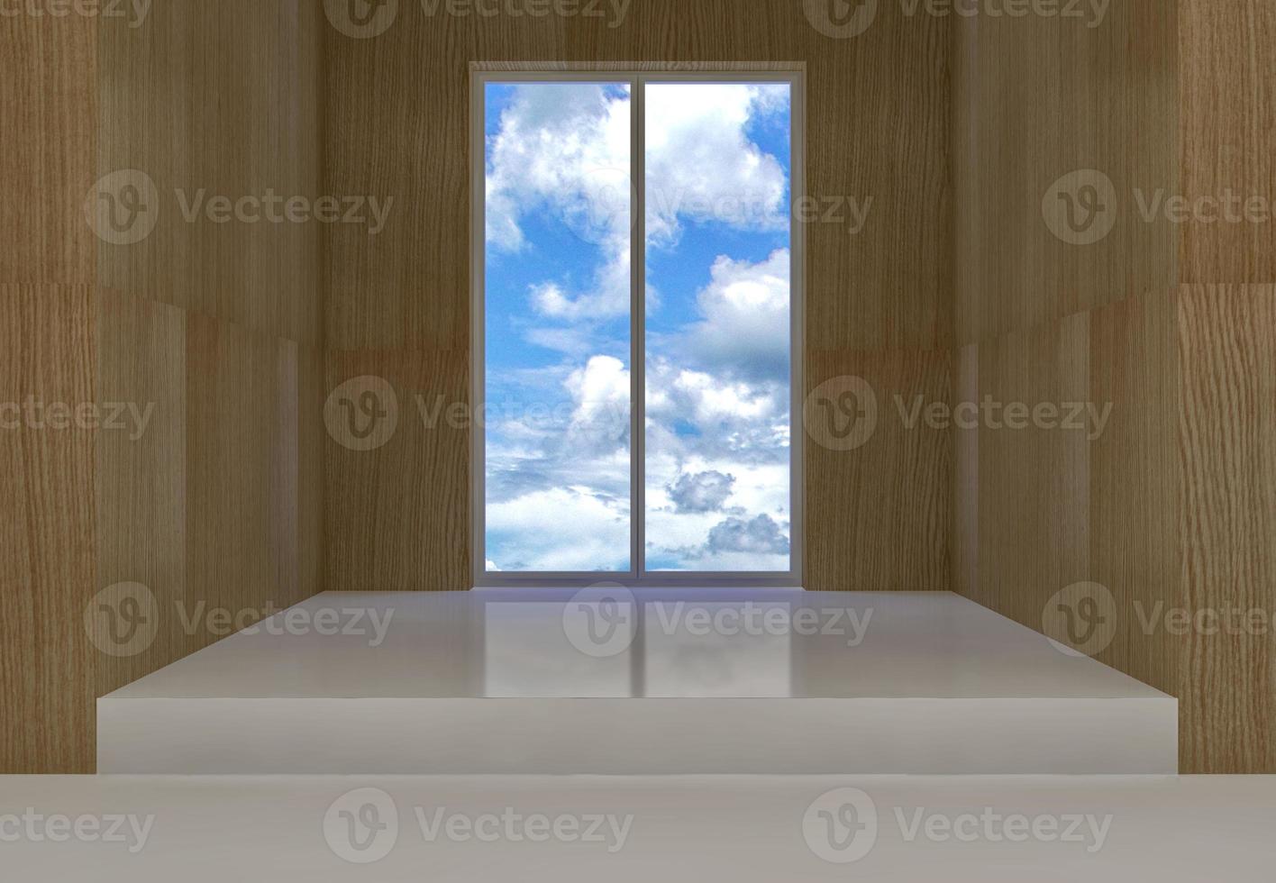 chambre avec vue sur les nuages photo