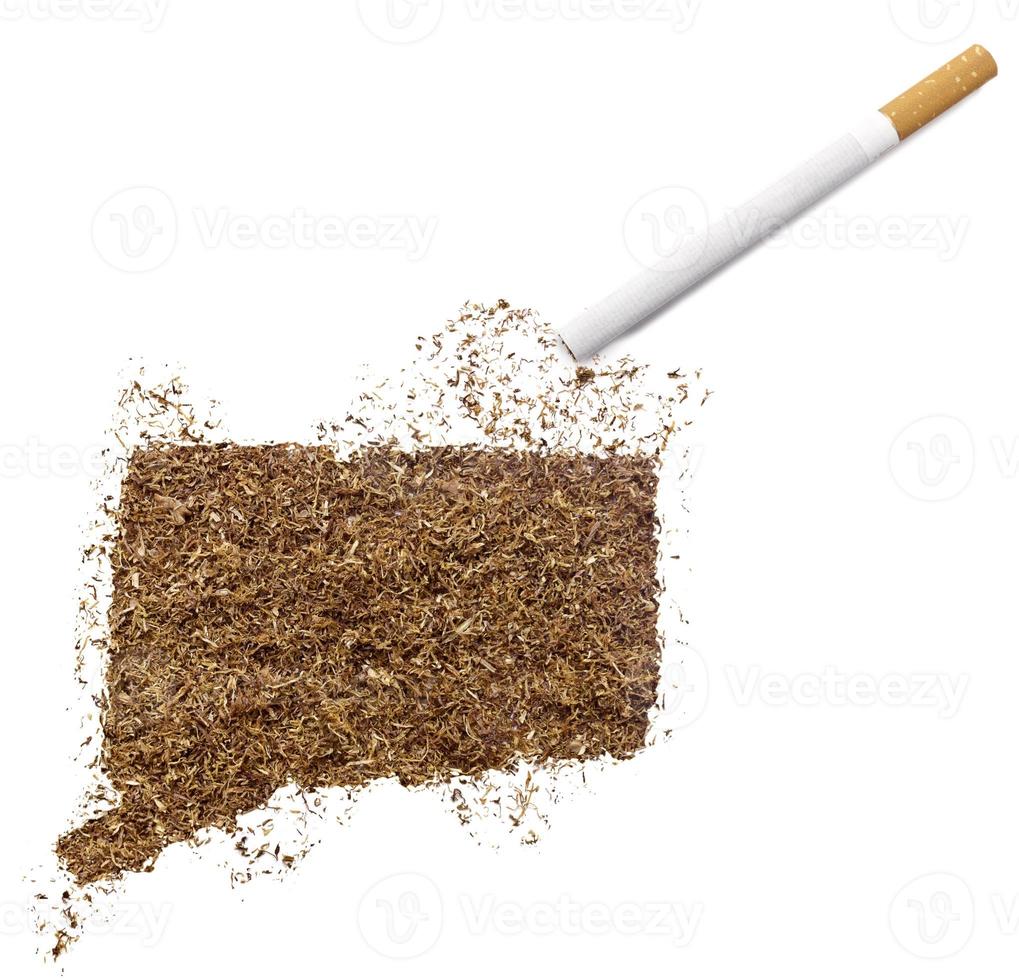 cigarette et tabac en forme de connecticut (série) photo