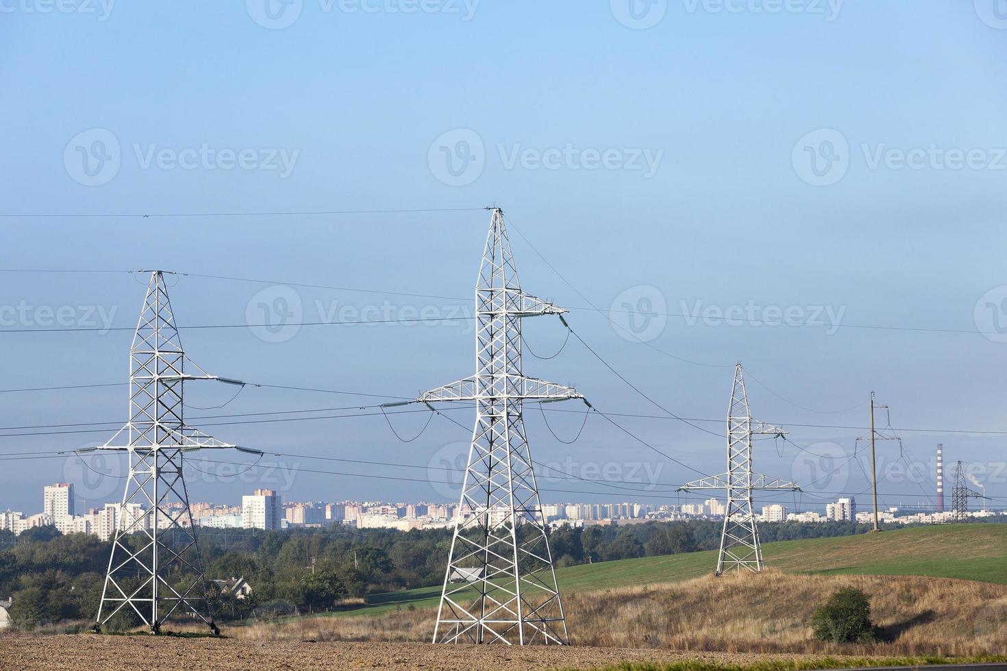 système de transport d'électricité photo