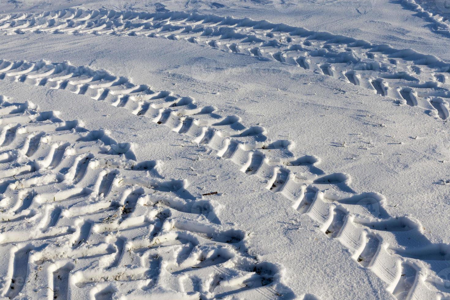 l'heure d'hiver sur la route photo