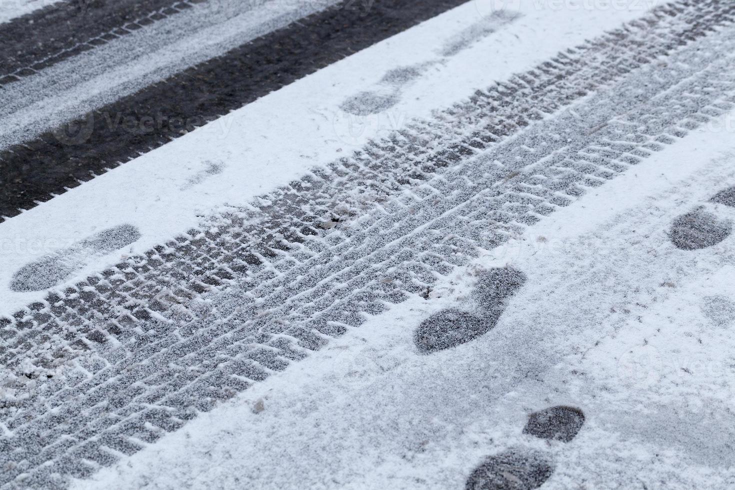 neige après chute de neige photo