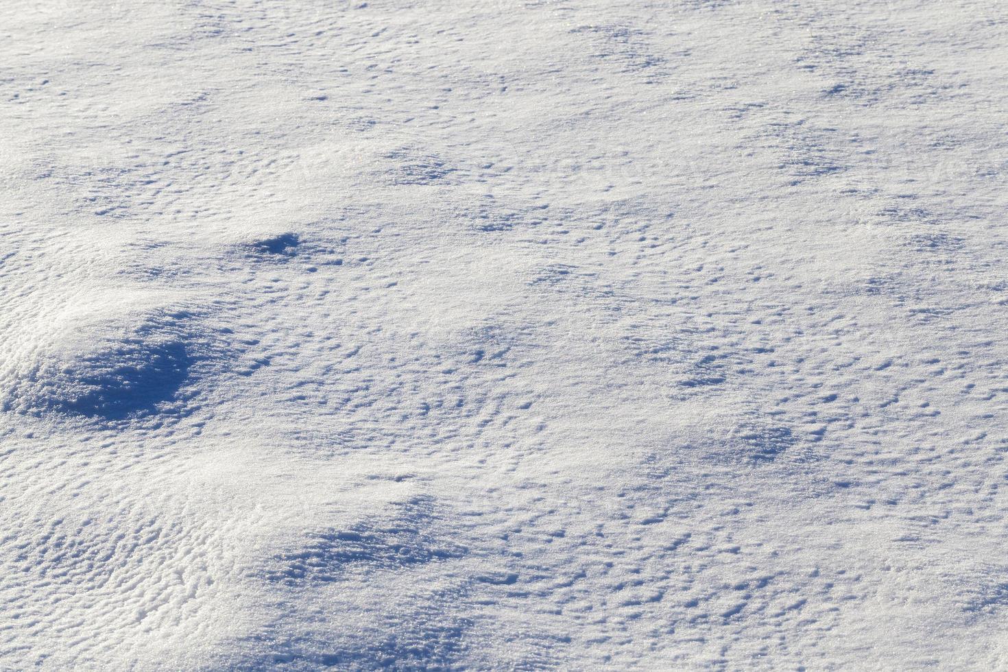 neige après chute de neige photo