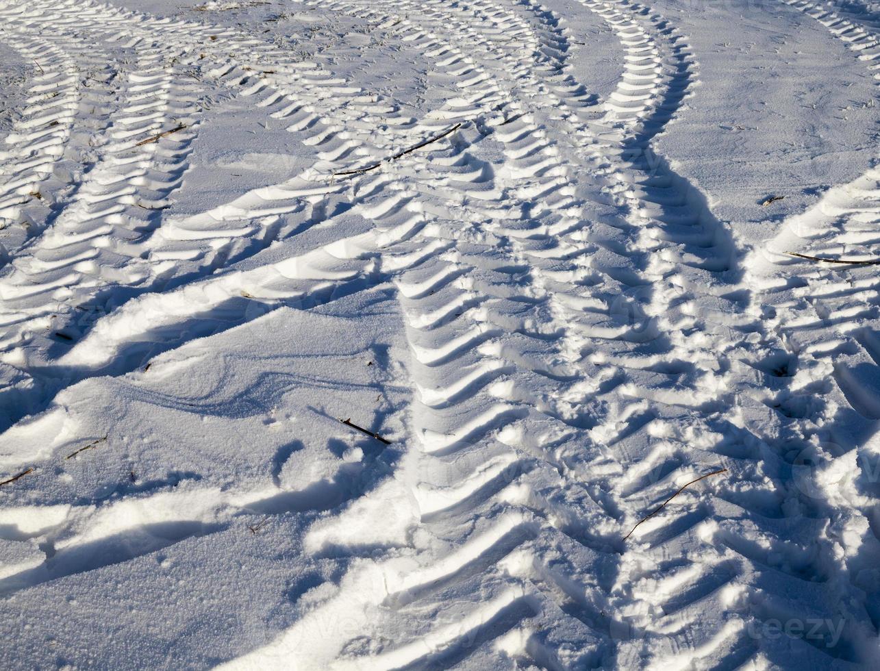 route sous la neige photo