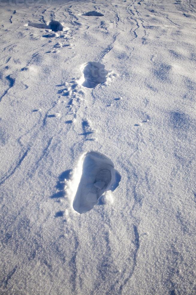 congères de neige profonde photo