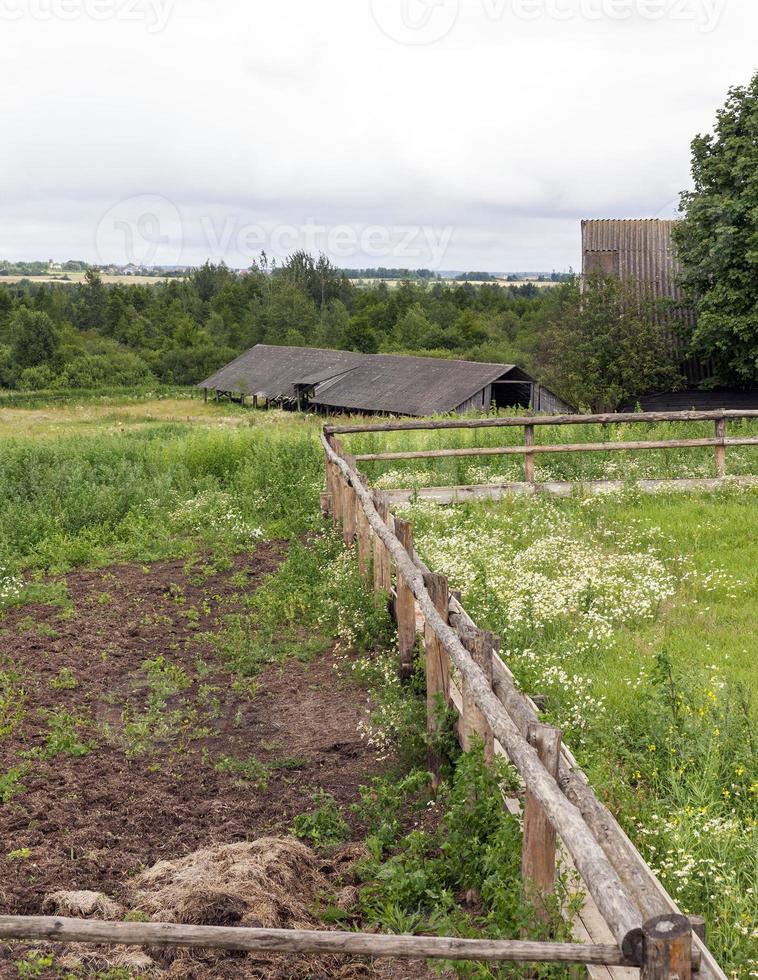 ferme de clôture, gros plan photo