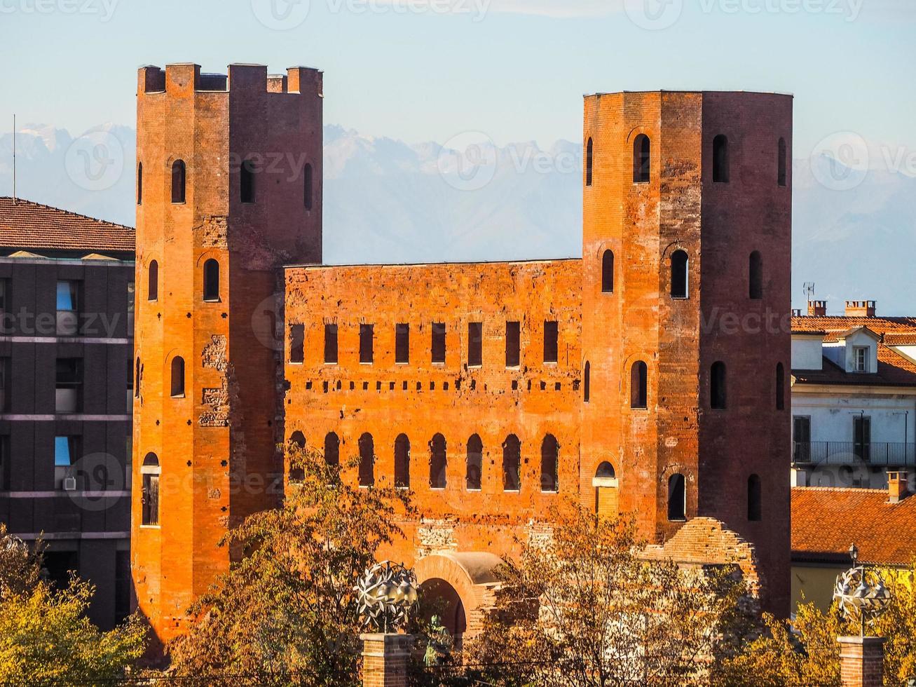 hdr porta palatina porte palatine à turin photo