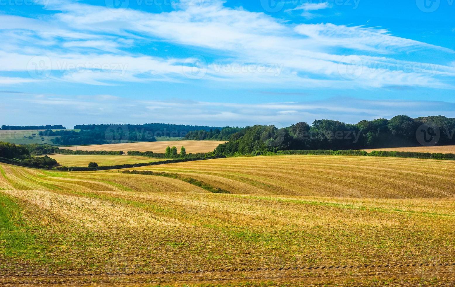 panorama de pays anglais hdr à salisbury photo