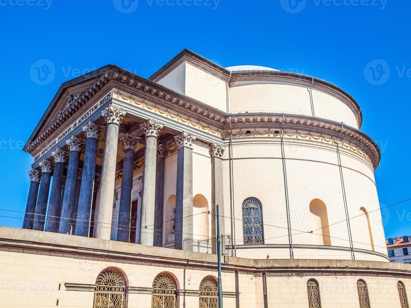 hdr gran madre église turin photo