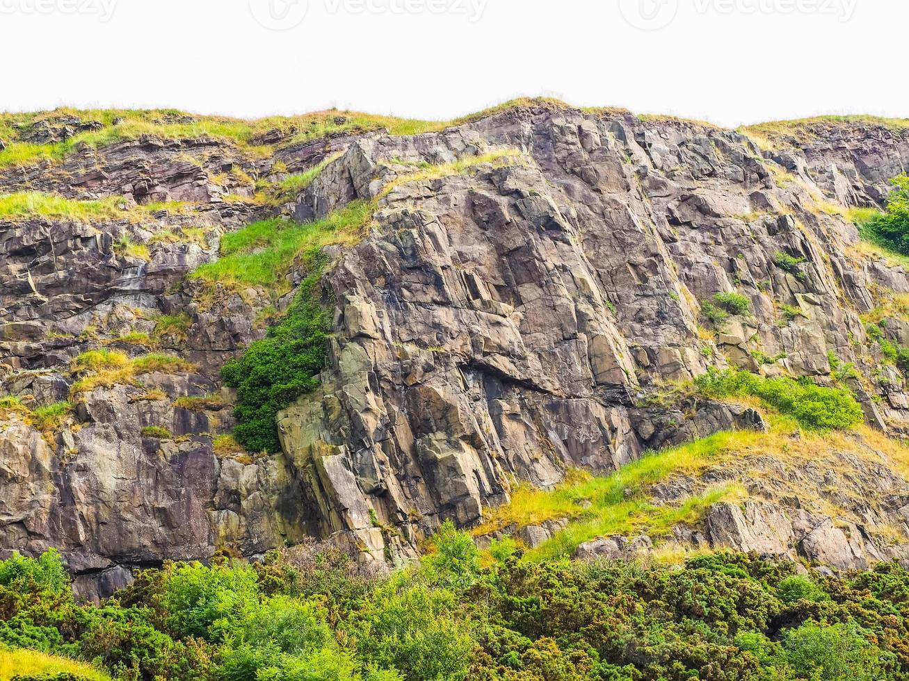 hdr arthur's seat à edimbourg photo