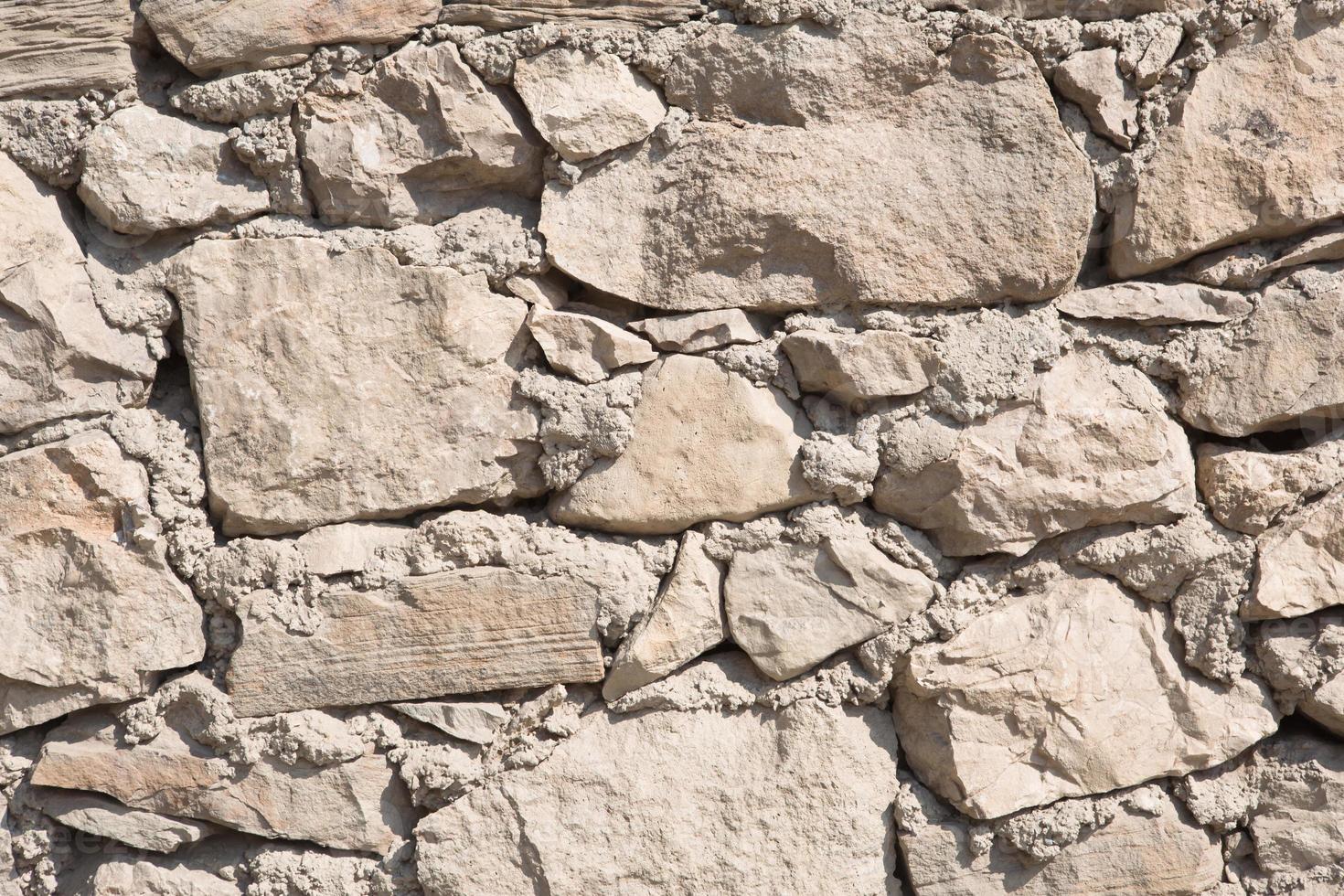 murs en maçonnerie de couleur sable naturel. gros plan de texture de pierre, fond de construction et d'exploitation minière. photo