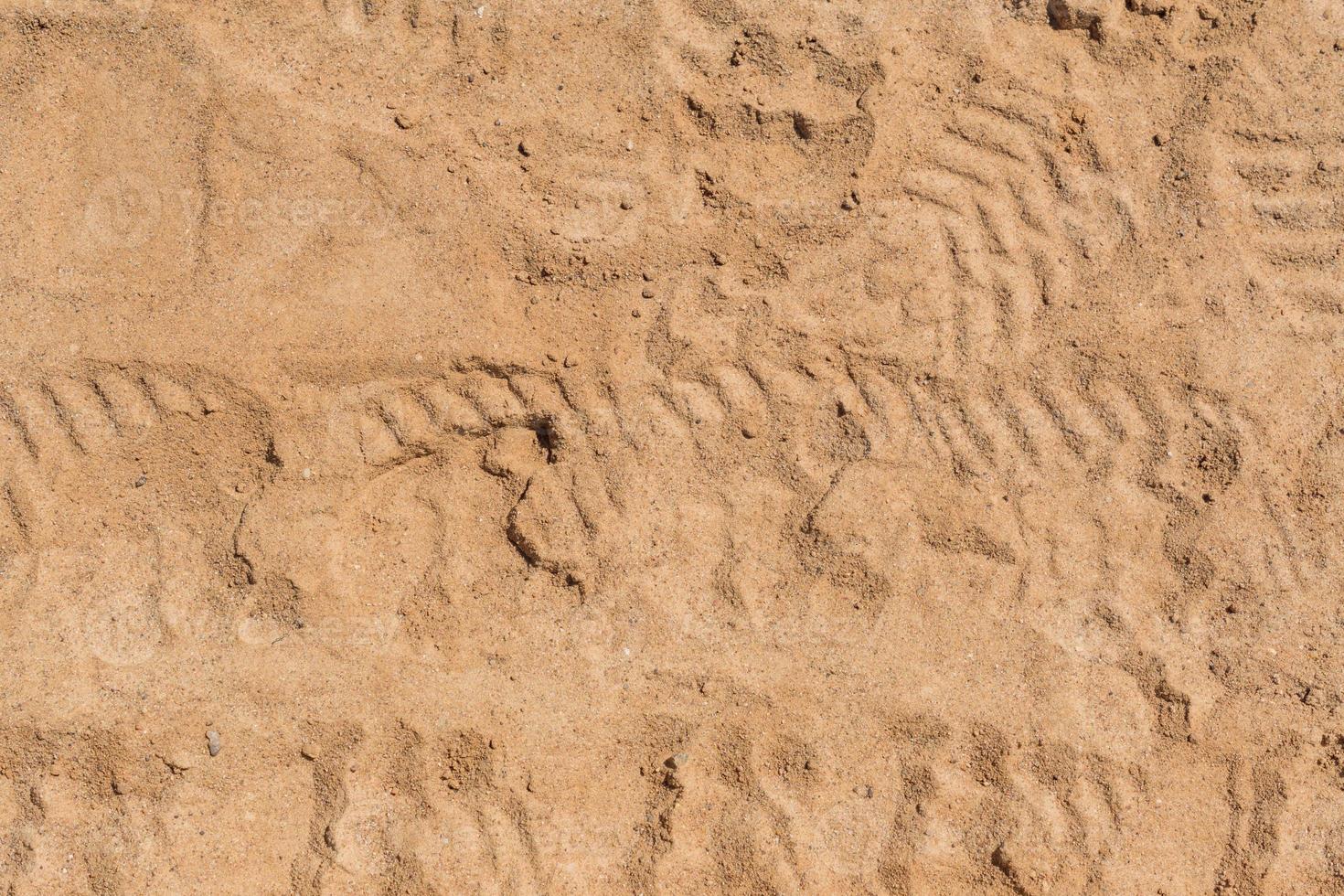 vue de dessus de la surface du sable pour le fond photo