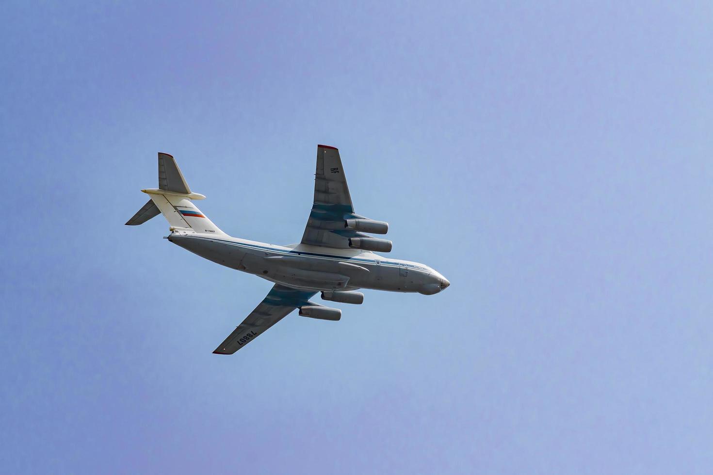 moscou, russie - 04 mai 2018 avion de transport militaire il-76 md photo