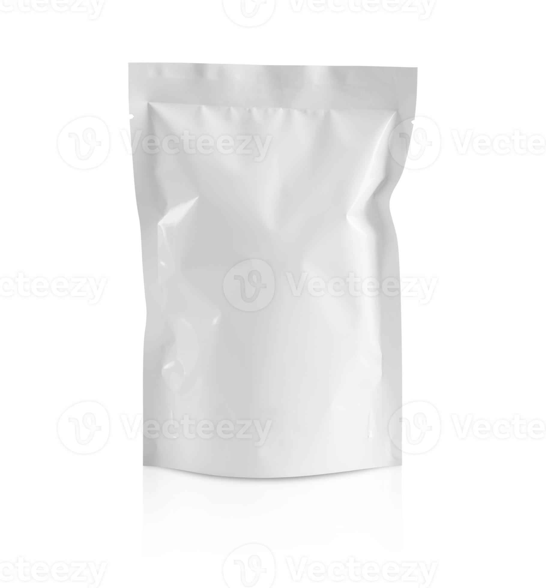 Feuille d'aluminium blanc blanc pochette en plastique sac sachet