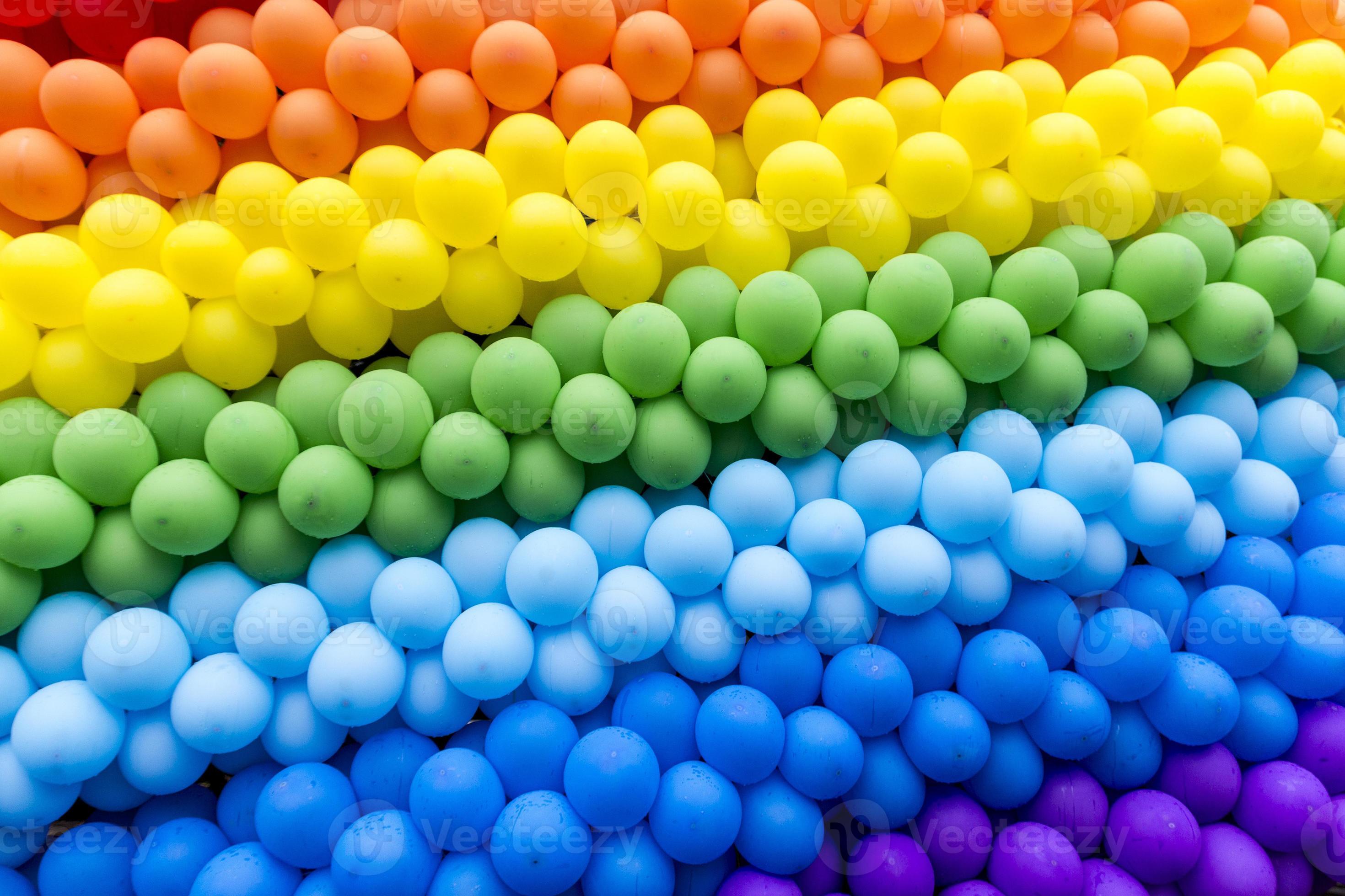 ballons de couleurs vives photo